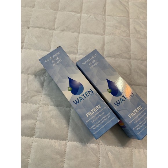 WATEN H2o #2 2 pak Replacement Water Filters W10413645A W10413645 EDR2RXD1 - Picture 15 of 16
